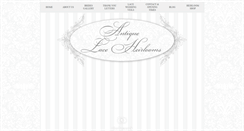 Desktop Screenshot of antiquelaceheirlooms.com